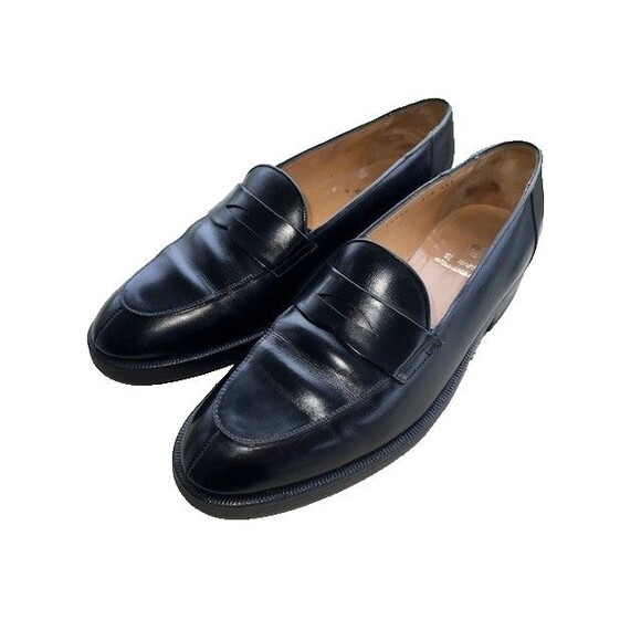 Gravati Italy Men’s Penny Loafers Sz 9.5M Black Leather/Vibram GumLite Soles main image 5